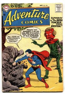 ADVENTURE COMICS #240 comic book 1957-SUPERBOY-GREEN ARROW-AQUAMAN