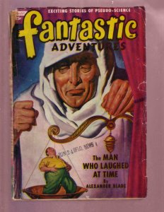 FANTASTIC ADVENTURES-AUG 1949-SCI FI FANTASY PULP--RARE VG