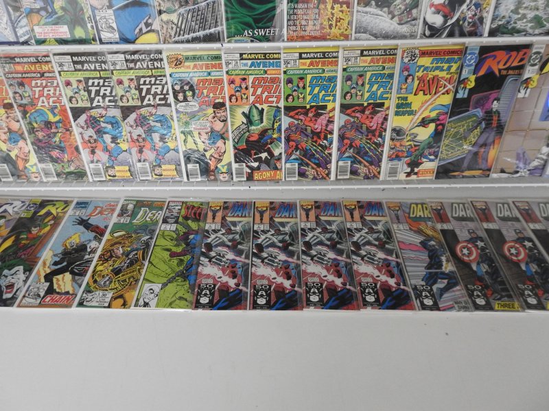 Huge Lot 140+ Comics W/ Spiderman, ROM, Darkhawk, Robin+ Avg Fine Condition!!