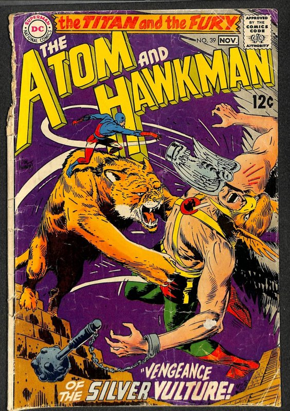 Atom and Hawkman #39 (1968)