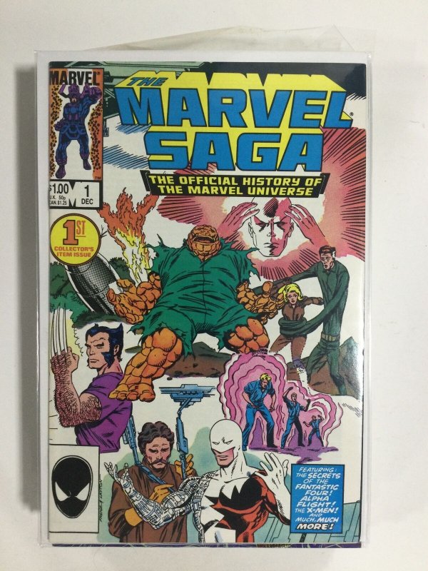 The Marvel Saga The Official History of the Marvel Universe #1 (1985) VF3B127...
