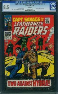 Captain Savage #3 (1968) CGC 8.5 VF+