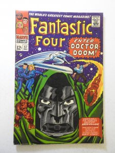 Fantastic Four #57 (1966) VG- Condition moisture damage