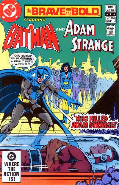 Brave and the Bold, The #190 FN ; DC | Batman Adam Strange 1982