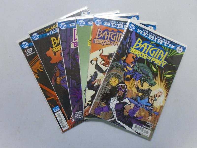 Batgirl and the Birds of Prey, 6 Different Variants, 8.0/VF (2016)