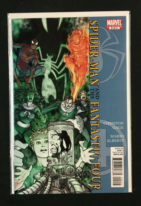 SPIDER-MAN FANTASTIC FOUR MINI SERIES COMICS LOT VG/NM