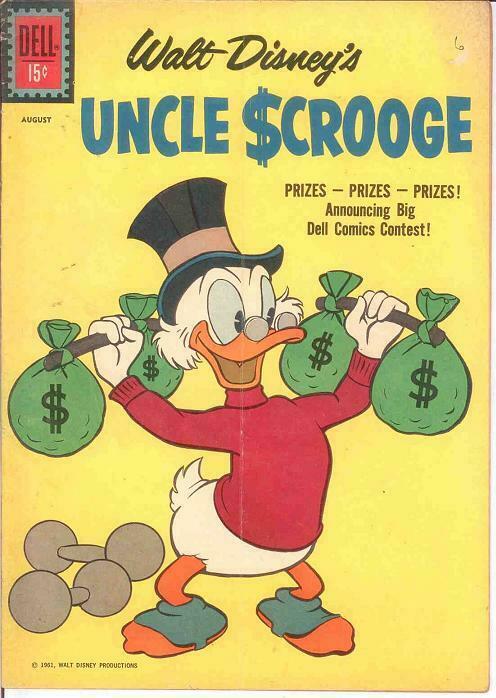 UNCLE SCROOGE 34 VG   August 1961 COMICS BOOK