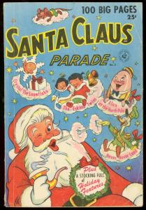 SANTA CLAUS PARADE #2 1952--ZIFF DAVIS--CHRISTMAS COMIC VG