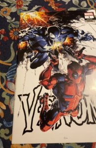 Venom #1 Crain Cover A (2018) brain deadpool cover nm