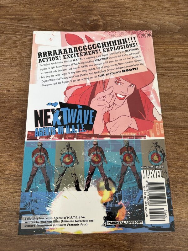 Nextwave Agents Of Hate This Is What They Want Marvel Comics TPB Book 3 J304