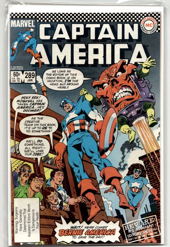Captain America #289 (1984) Captain America