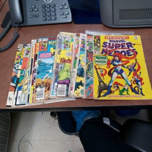 Marvel Superheroes 20 Issue Bronze Age Incredible Hulk Comics Lot Run Set...