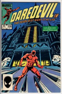 Daredevil #208 Direct Edition (1984) 9.2 NM-