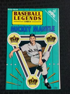 1992 BASEBALL LEGENDS COMIC Mickey Mantle #4 NM- 9.2 Revolutionary