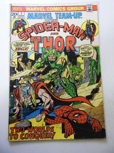 Marvel Team-Up #7 (1973) GD Condition cover detached