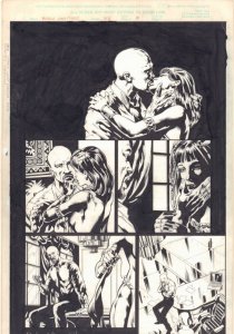 Black Panther #33 p.8 - Romance - 2001 art by Sal Velluto & Bob Almond