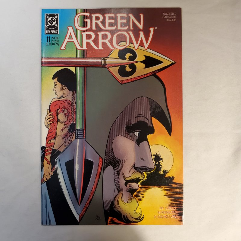 Green Arrow 11 Near Mint- Cover art by Mike Grell