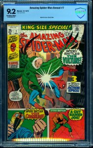 Amazing Spider-Man Annual #7 CBCS NM- 9.2 Off White to White