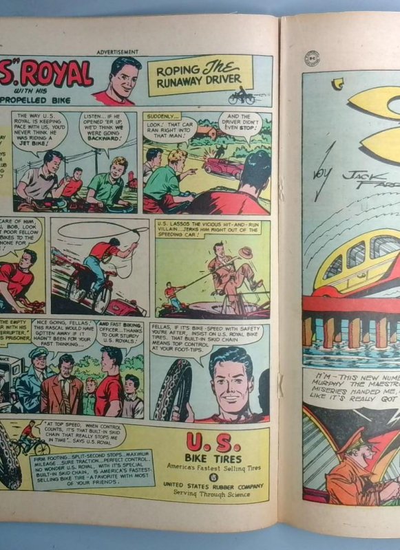 Action Comics #120 Superman, Congo Bill GOLDE AGE DC 1948 BW1