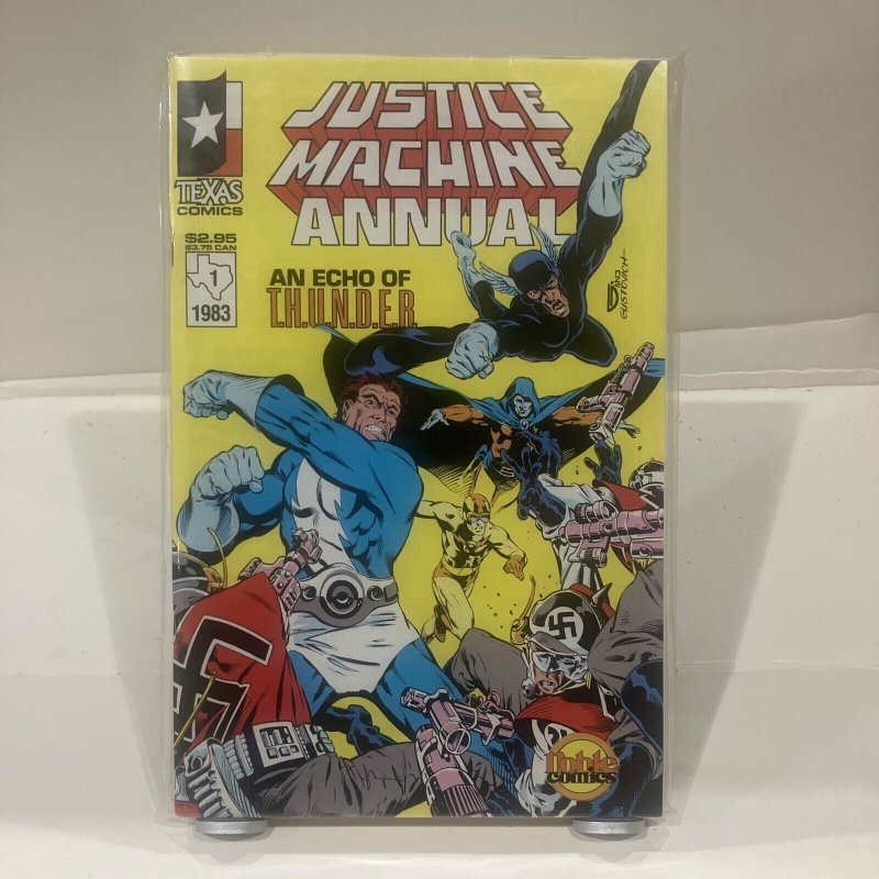 Justice Machine Annual 1 1st Appearance Elementals Gemini