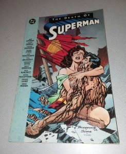 The death of superman Graphic Novel TPB DC comics trade paperback book movie