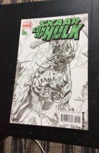 Son of Skaar 1 variant  #1 (2008) rare Sketch 3rd  print cover! NM+ Wow!