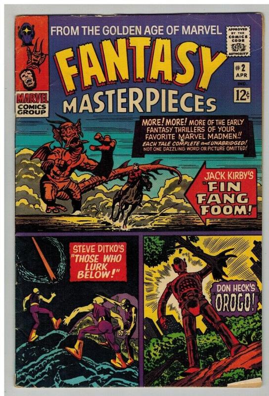 FANTASY MASTERPIECES (1966 1ST) 2 VG April 1966