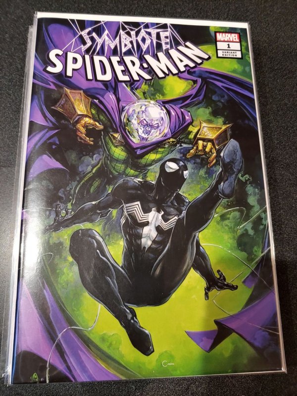 SYMBIOTE SPIDER-MAN #1 CLAYTON CRAIN VARIANT W/COA