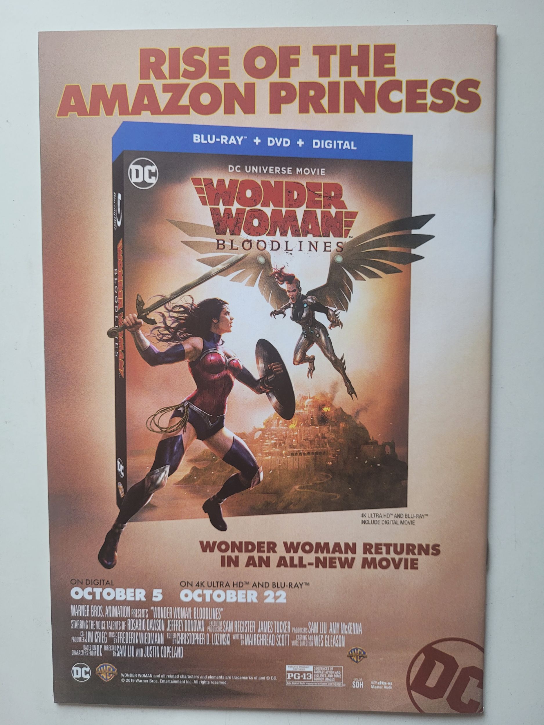 Wonder Woman: Bloodlines 4K Blu-ray (4K Ultra HD + Blu-ray + Digital HD)