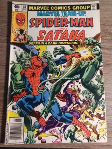 Marvel Team-Up #81 VG Satana Marvel Comics c169