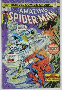 AMAZING SPIDER-MAN  #143 (Marvel,4/1975) (VG-) Cyclone! Conway & Andru