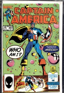 Captain America #307 (1985) Captain America [Key Issue]