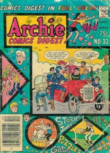Archie Digest Magazine #33 VG ; Archie | low grade comic December 1978 Car
