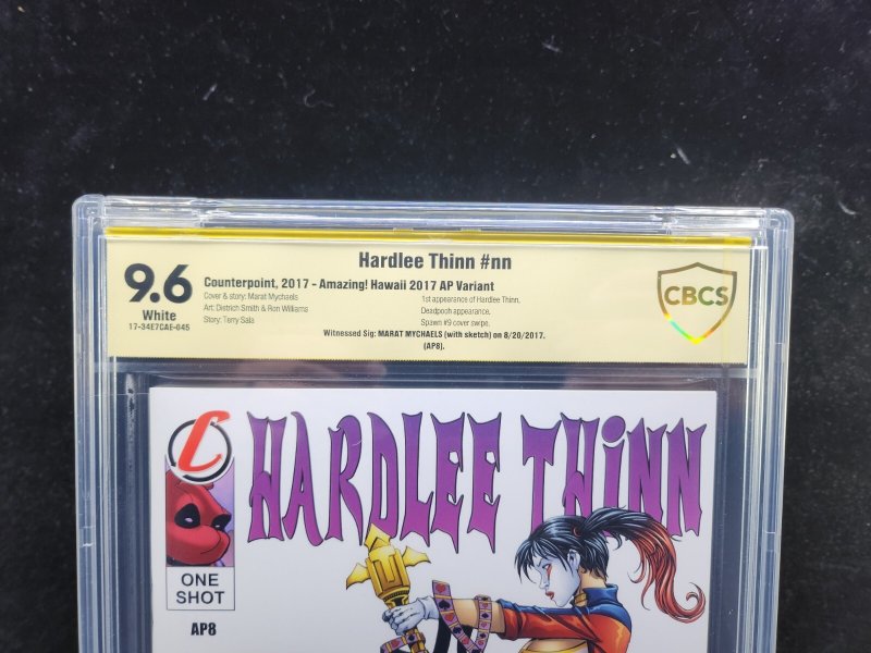 Hardlee Thinn #nn - Signed Marat Mychaels / Amazing Hawaii Var - CBCS 9.6 - 2017