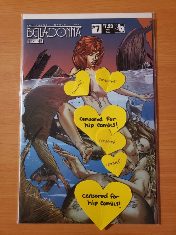 Belladonna Fire and Fury #7 Adrift Nude Variant Cover