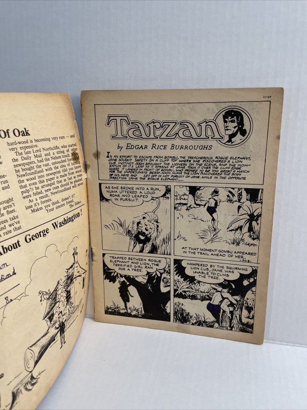 Tarzan Adventures #21 1954 Westworld Publications Edgar Rice Burrough READER