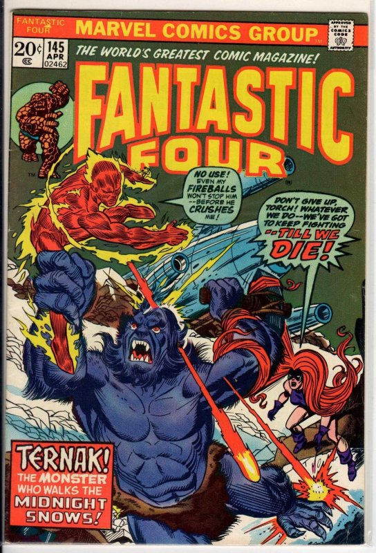 Fantastic Four #145 (1974) 7.0 FN/VF