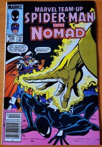 Marvel Team-Up #146 (1984) RARE! Mark Jeweler Newsstand Variant Spiderman Nomad