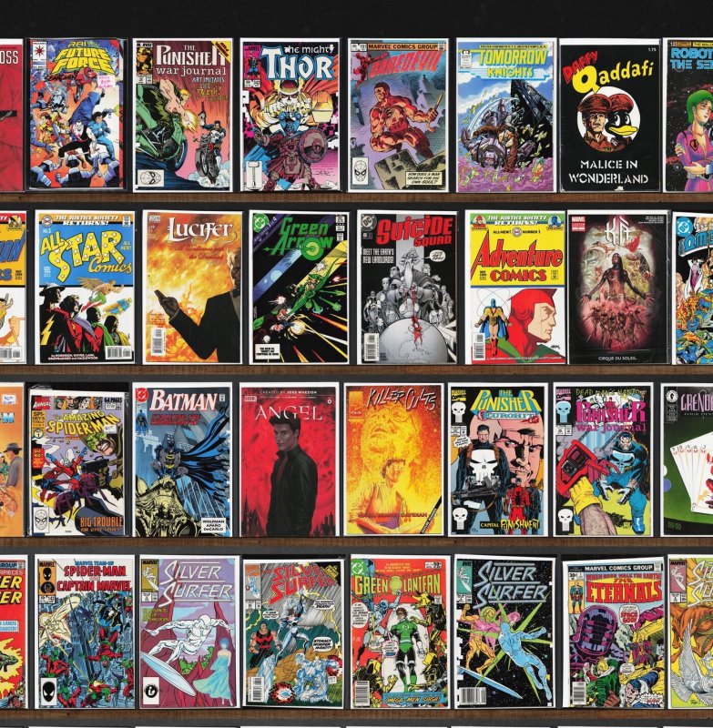 Huge Lot 140+ Comics with Doom Patrol, Batman, Silver Surfer & More!