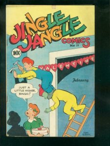 JINGLE JANGLE COMICS #19 1946-VALENTINES COVER VG