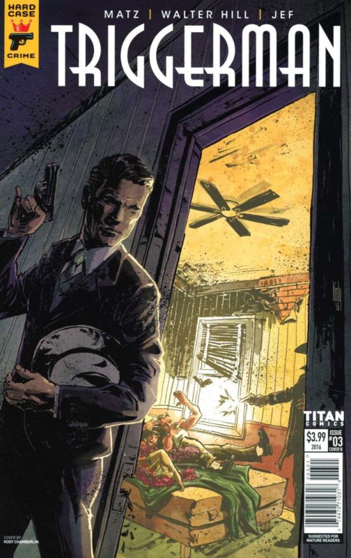Triggerman (Titan) #3B VF/NM ; Titan | Hard Case Crime