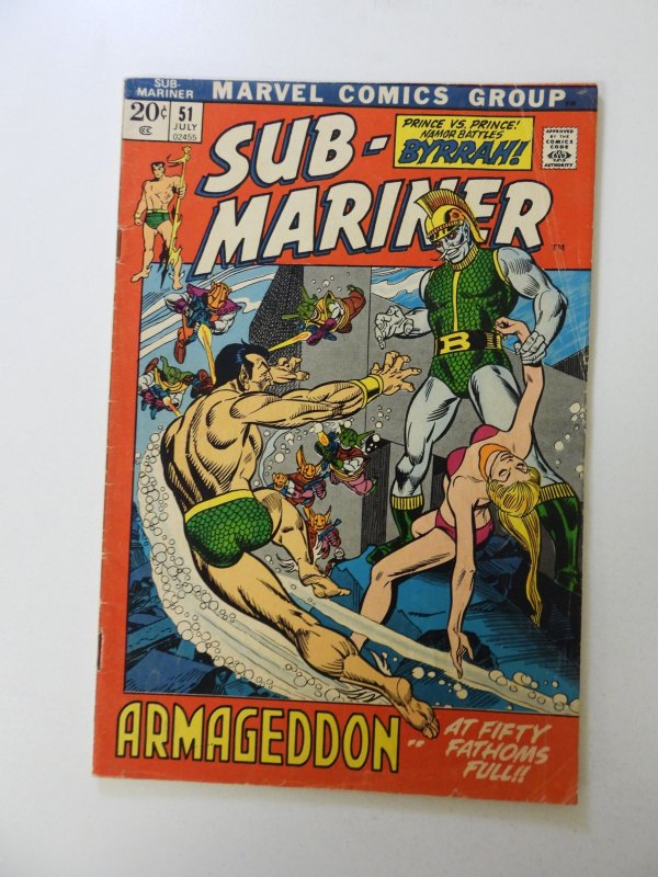 Sub-Mariner #51 (1972) VG condition