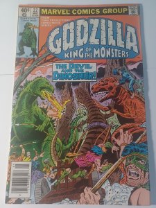 Godzilla #22 FN- Marvel Comics c300