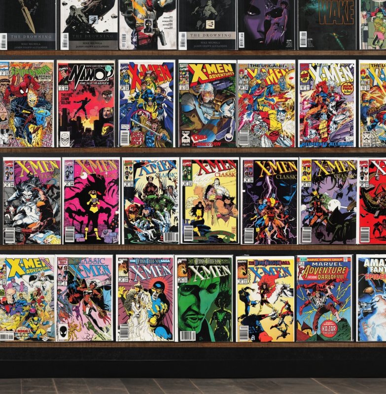 Huge Lot 140+ Comics with Batman: Gotham Knights, X-Men Classic & More!