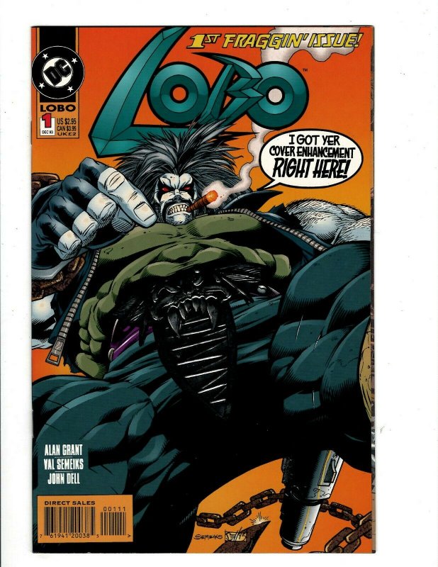 12 Lobo DC Comics # 1 2 3 4 5 6 7 8 9 0 10 11 Repent or be Fragged J430