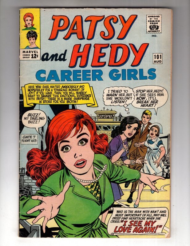 Patsy and Hedy #101 (1965) / MC#50 | Comic Books - Silver Age, Marvel,  Patsy Walker, Romance