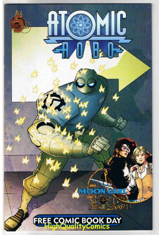 ATOMIC ROBO, FCBD, Robot, Dinosaurs, Promo, 2011, NM, more in store