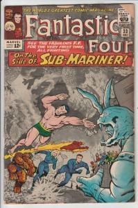 Fantastic Four #33 (Dec-64) GD/VG Affordable-Grade Fantastic Four, Mr. Fantas...