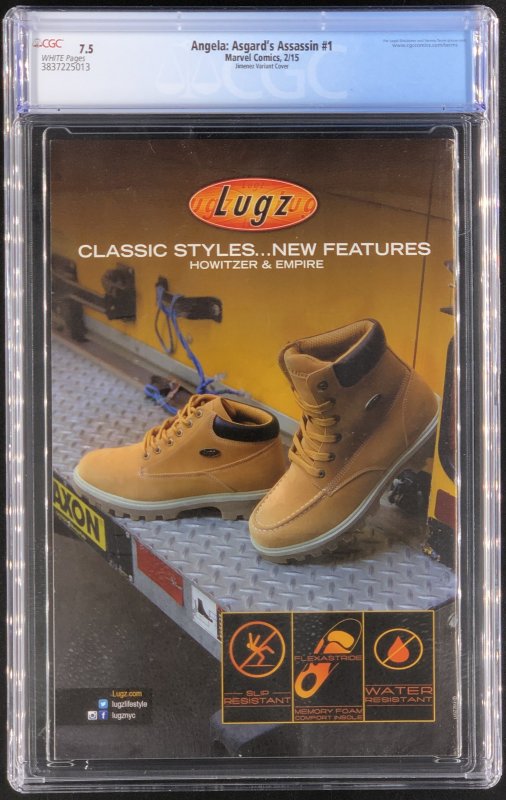 Angela: Asgard's Assassin #1 Phil Jimenez Variant (2015) CGC 7.5