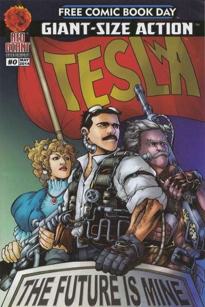 Giant-Size Action: Tesla/Wayward Sons #0, VF+ (Stock photo)